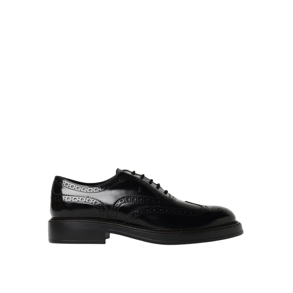 Tod's Hombre Zapatos Oxford Brogue De Cuero