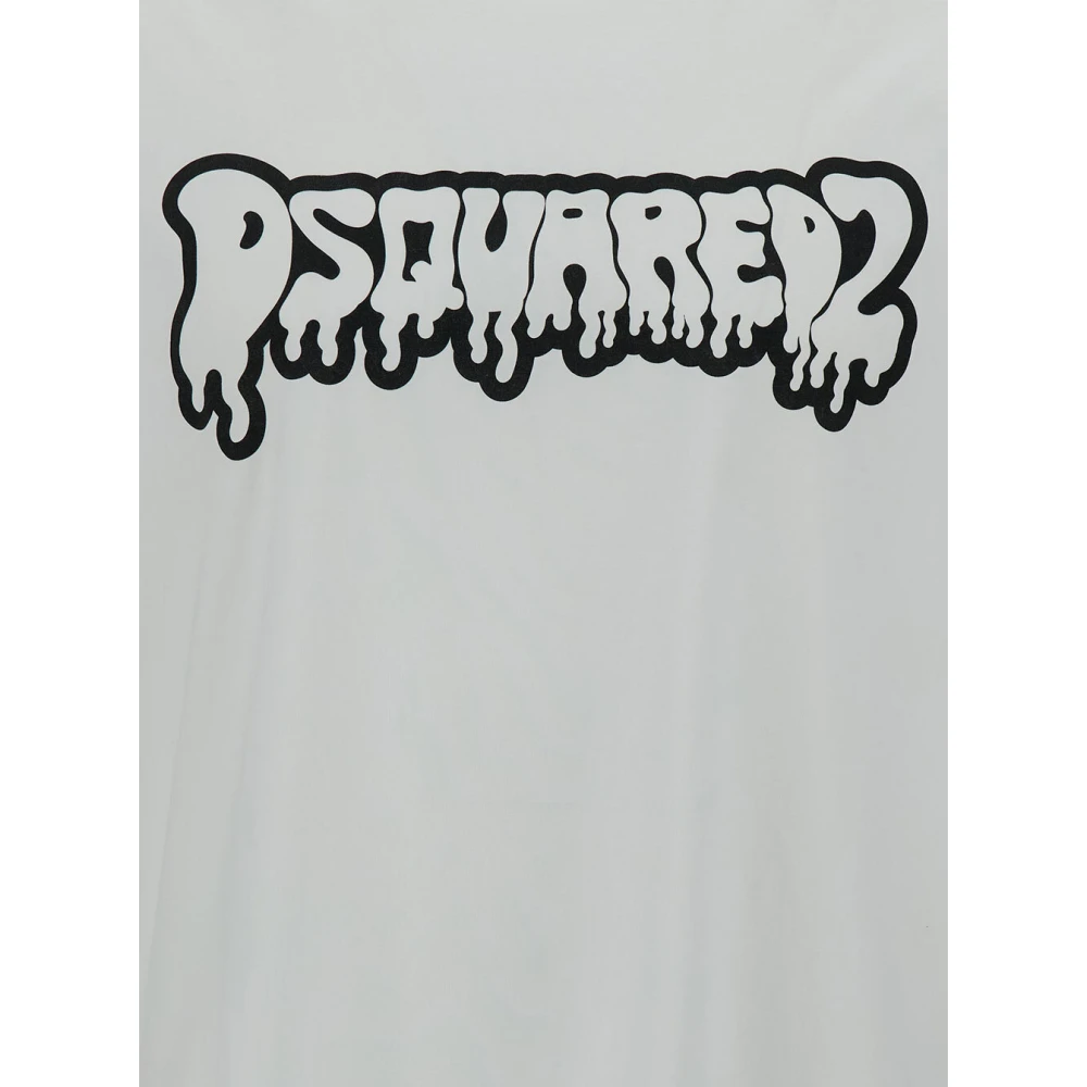 Dsquared2 Cool Fit Tee Witte T-shirts en Polos White Heren