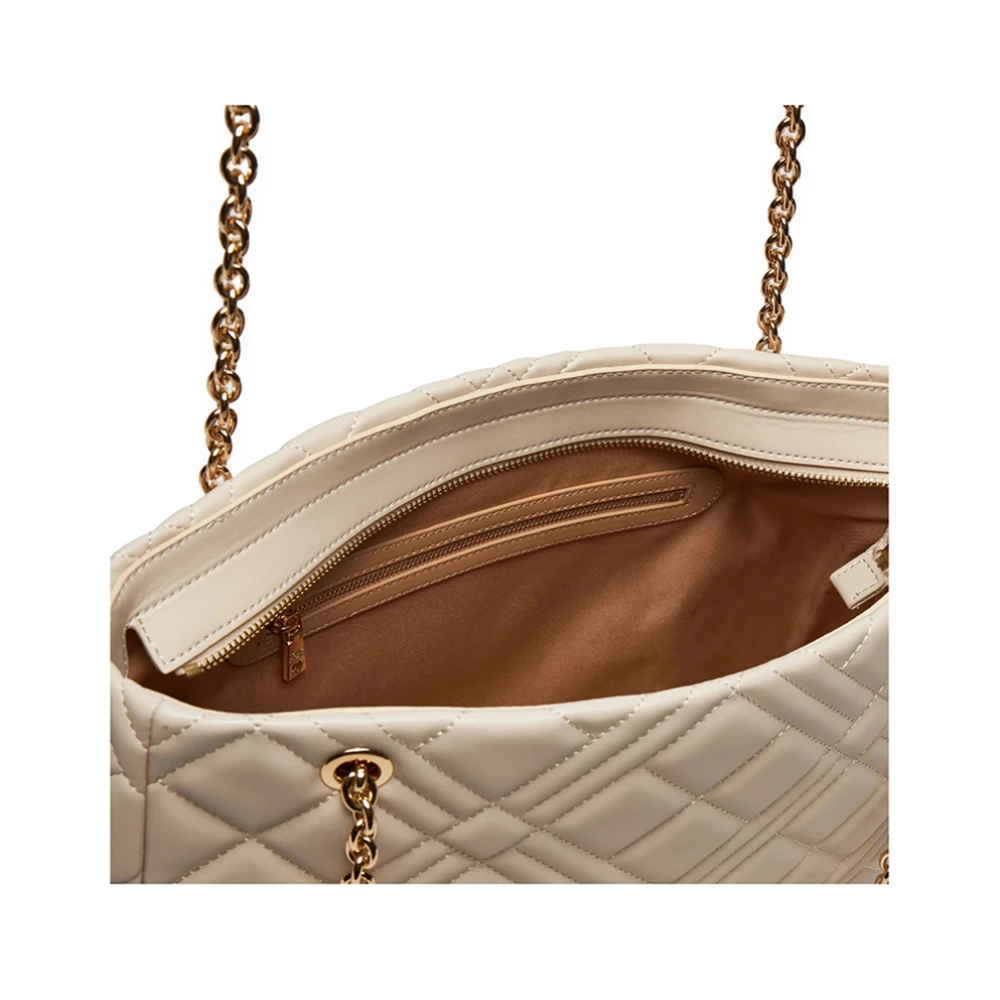 Moschino Ivoor Shopper Tas Beige Dames