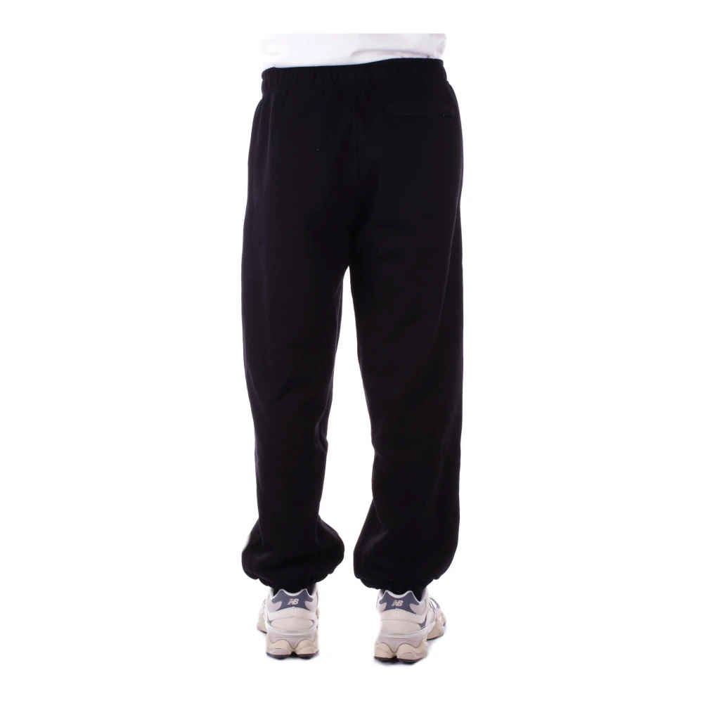 Guess Zwarte Logo Voor Trekkoord Broek Black Heren