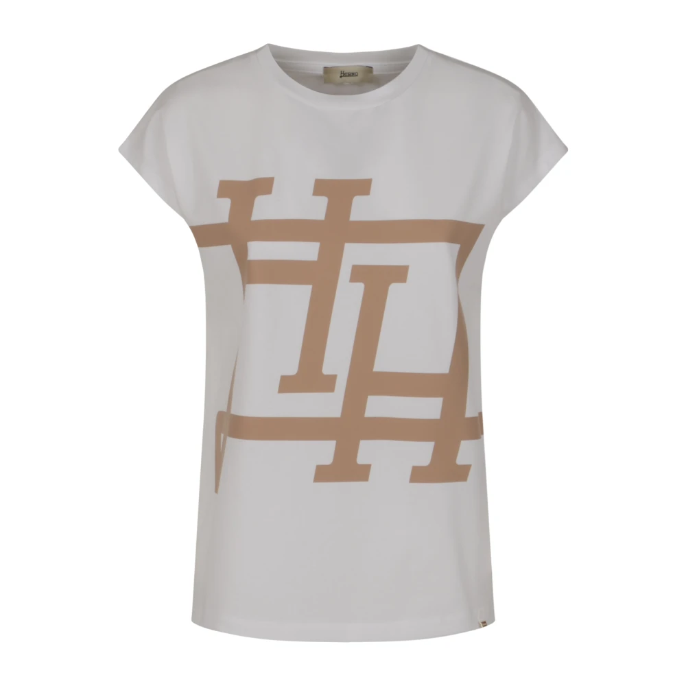 Herno - Tops > T-Shirts - White - Herno - Modalova