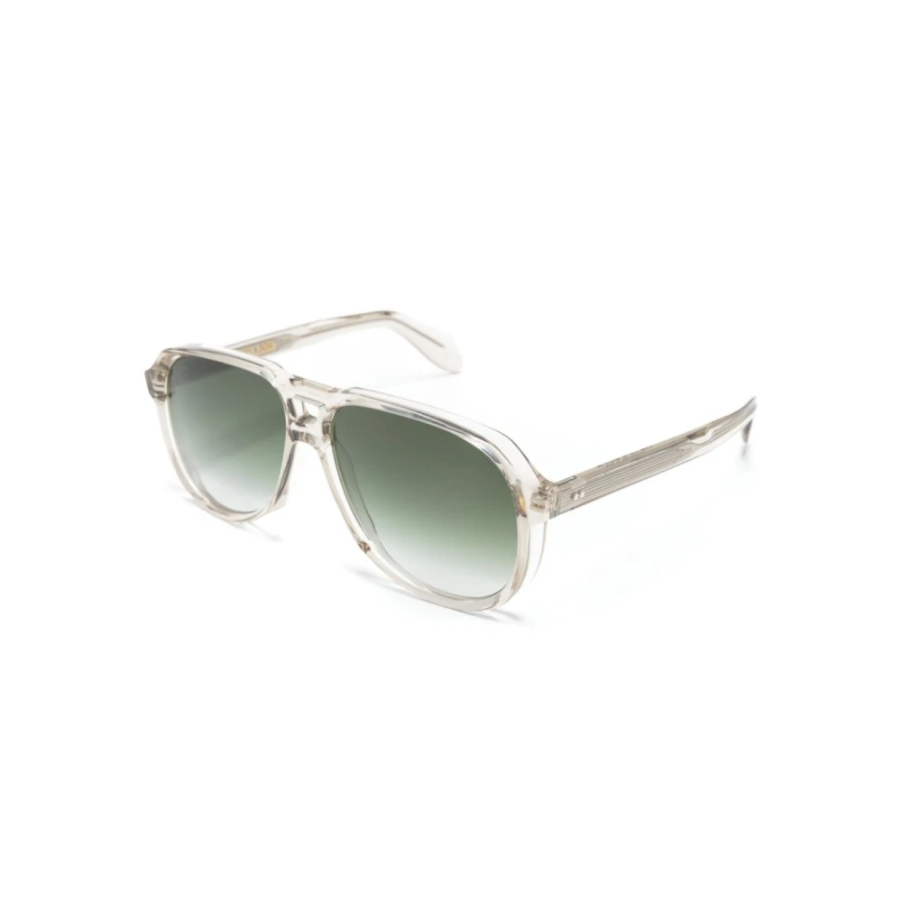 Cutler And Gross Unisex White 9782 Aviator Sunglasses