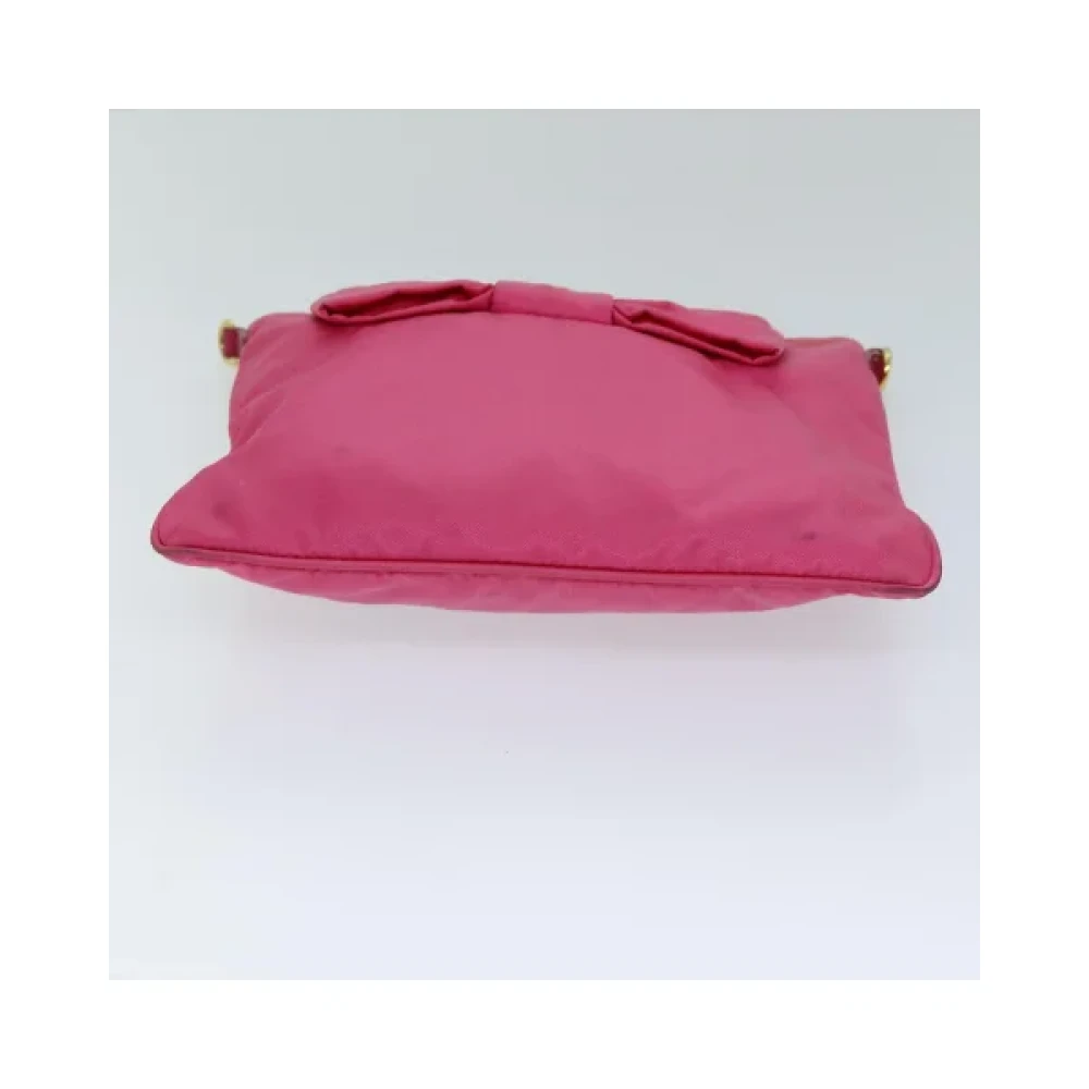 Prada Vintage Pre-owned Nylon prada-bags Pink Dames