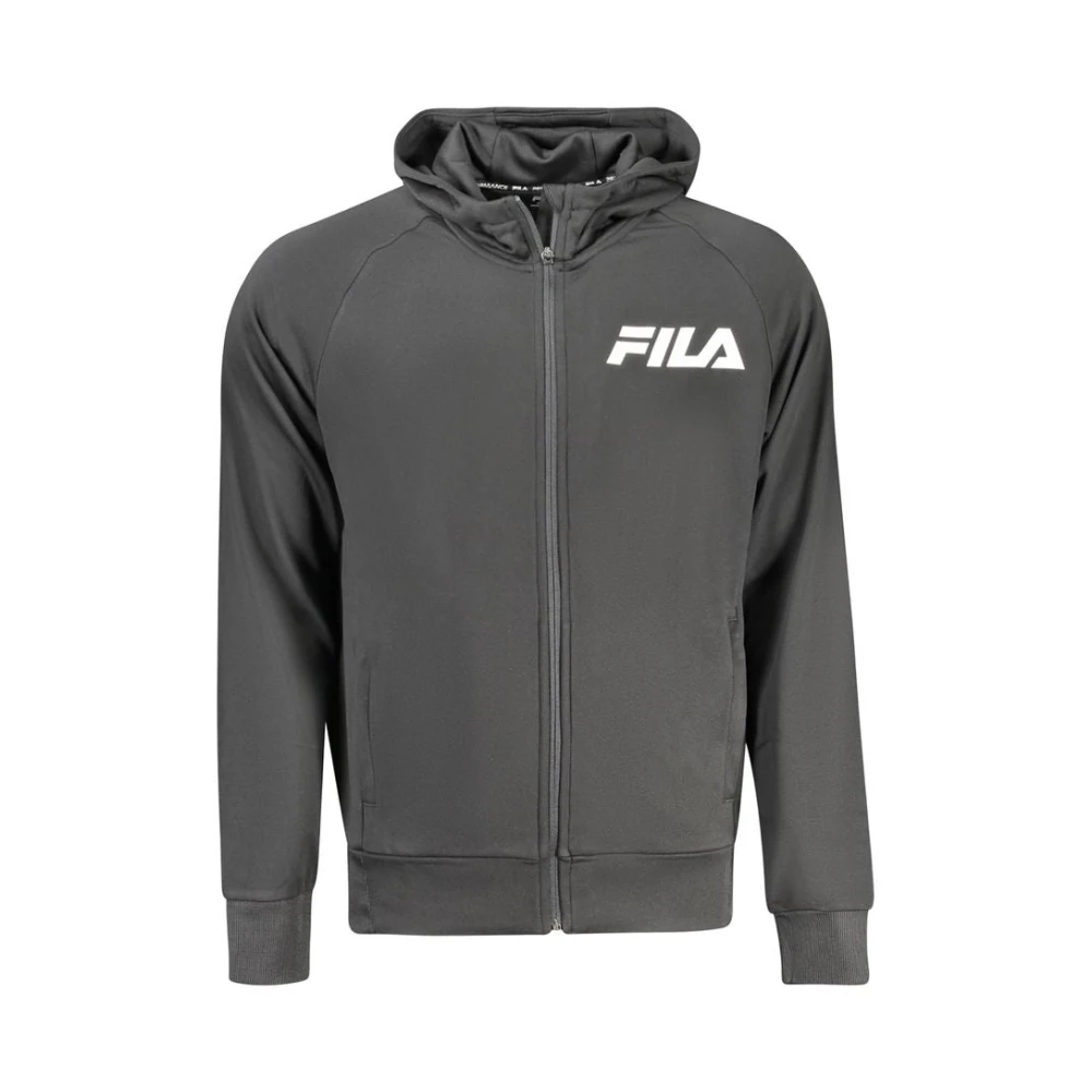 Fila Zwarte Polyester Pullover Black Heren