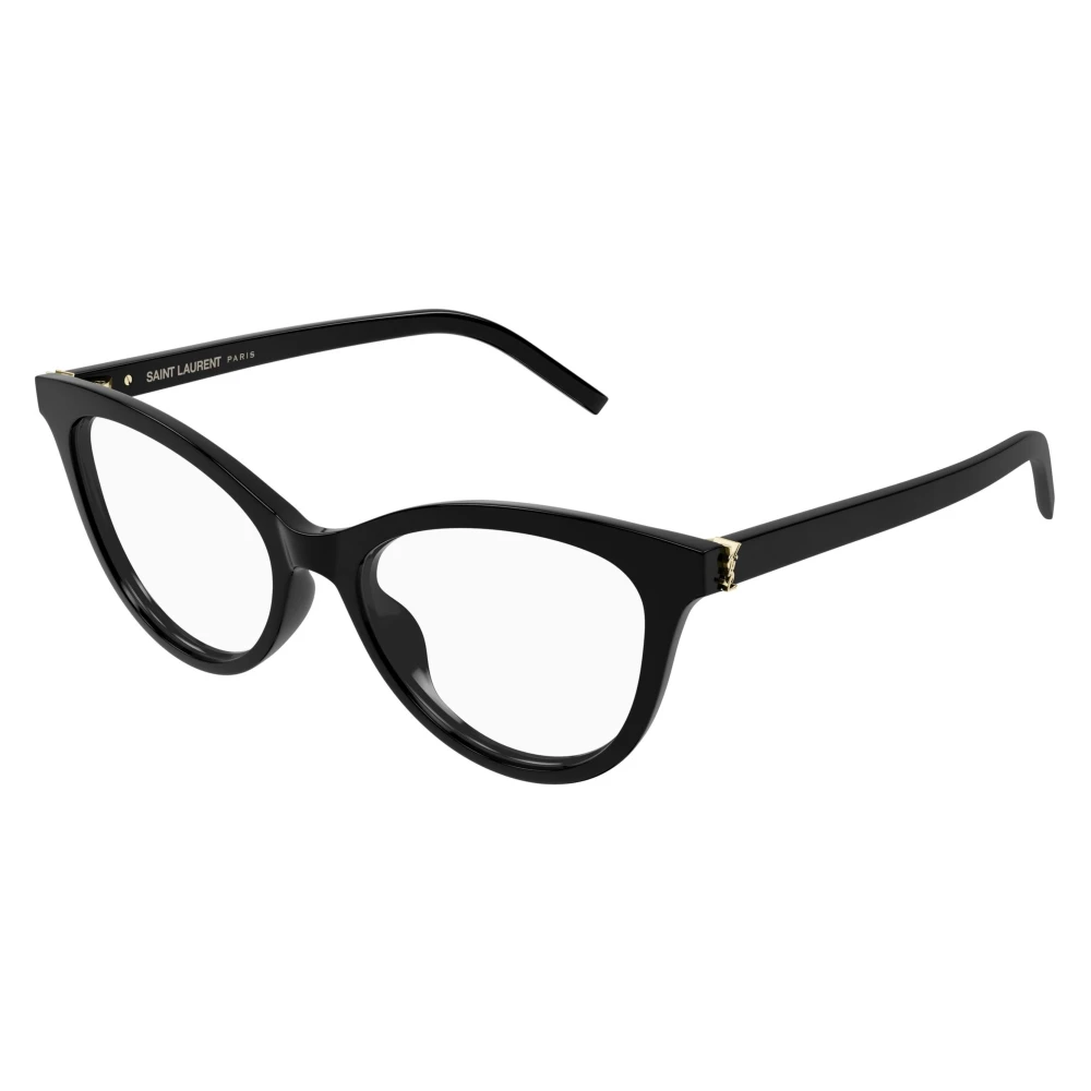 Saint Laurent Unisex Black Cat-Eye Optical Frame