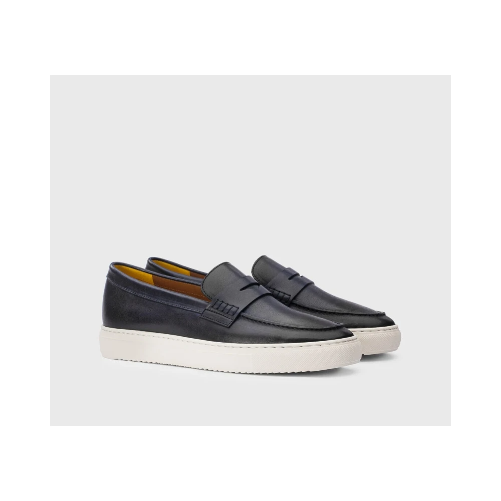 Doucal's Loafer met dubbele gesp