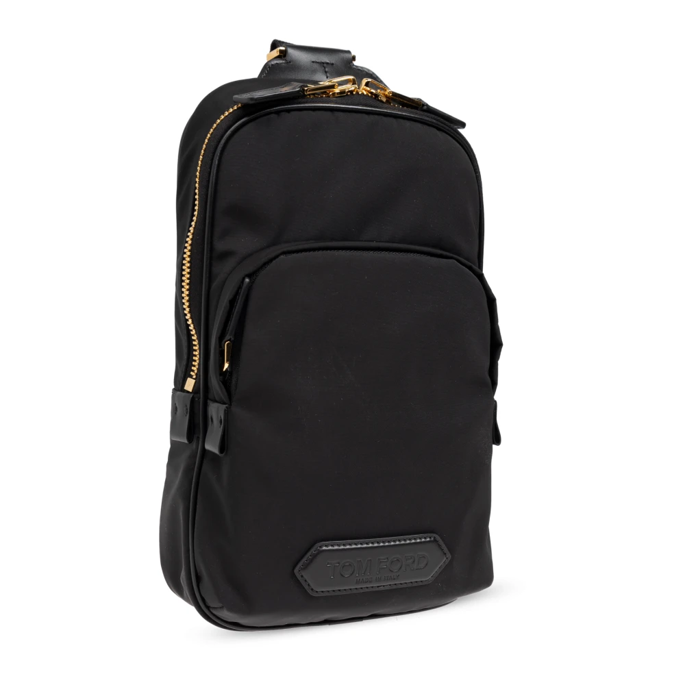 Tom Ford Een-schouder rugzak Black Heren