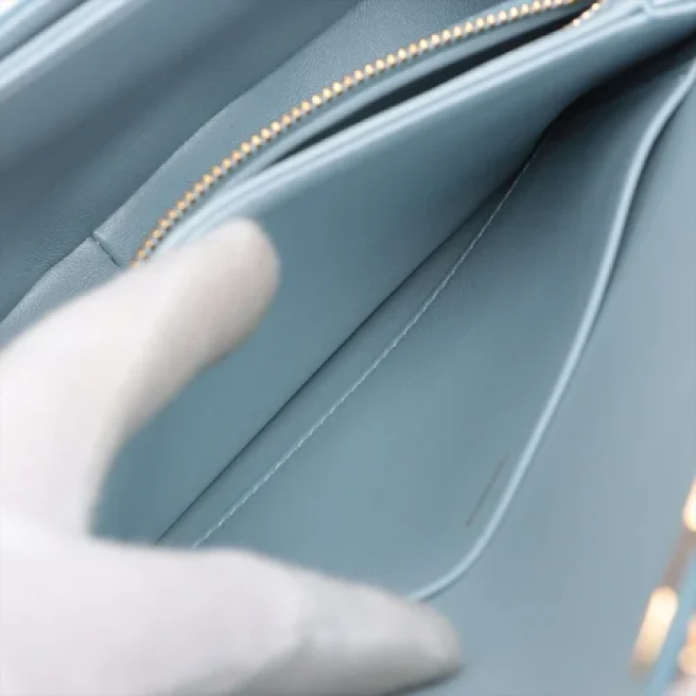 Celine Vintage Pre-owned Leather celine-bags Blue Dames