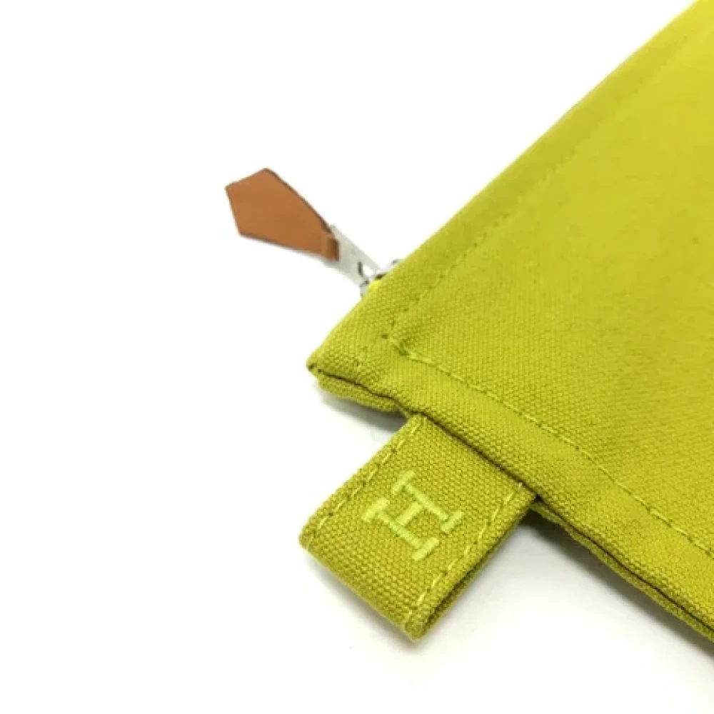Hermès Vintage Pre-owned Fabric pouches Green Dames