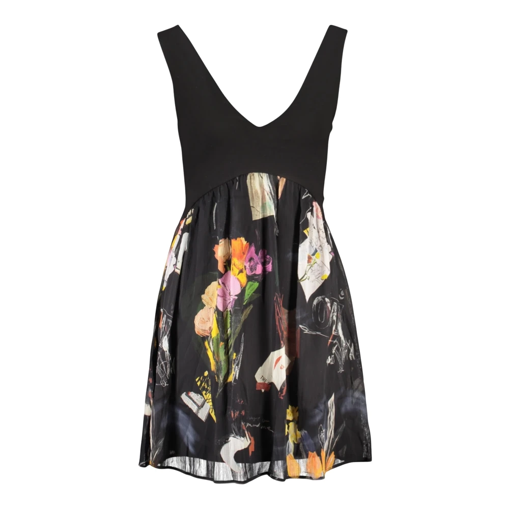 Desigual Vrouw Zwart Kleedjes Dames, Xs, Uve Short Dress