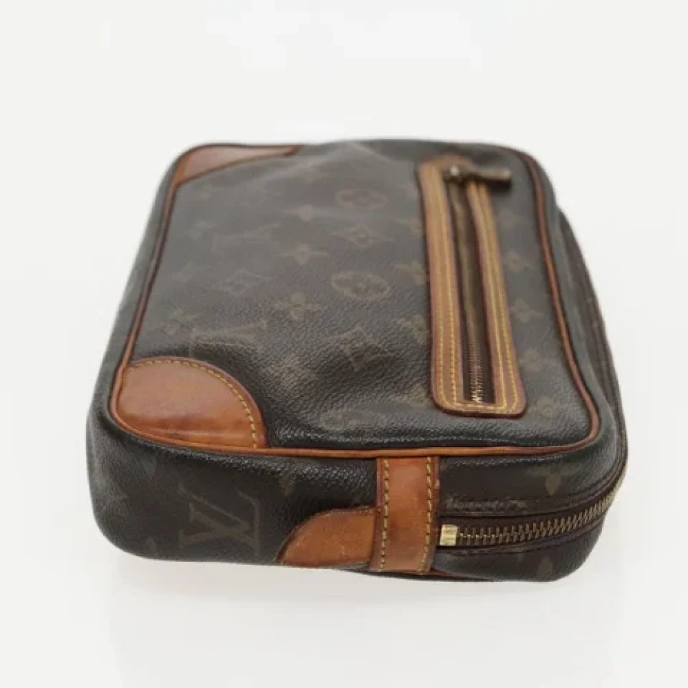 Louis Vuitton Vintage Pre-owned Canvas clutches Brown Dames