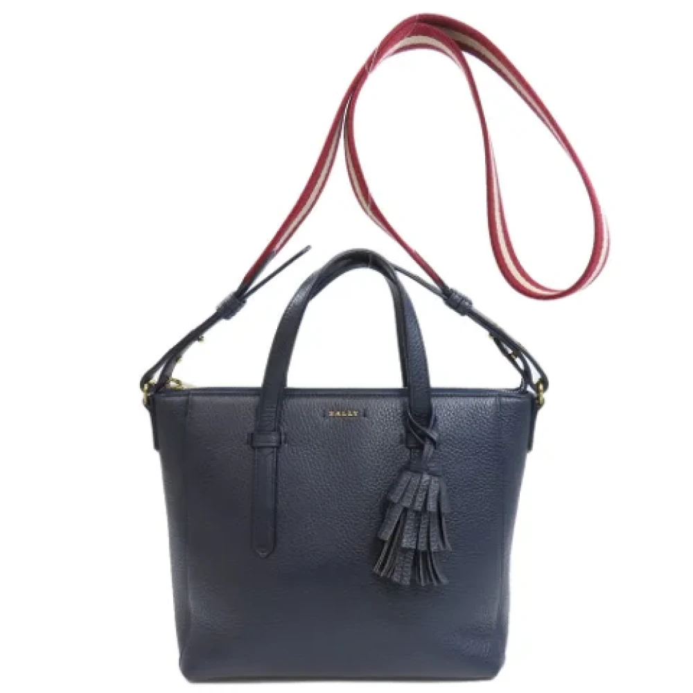 Bally Pre-owned Leather totes Blue Dames