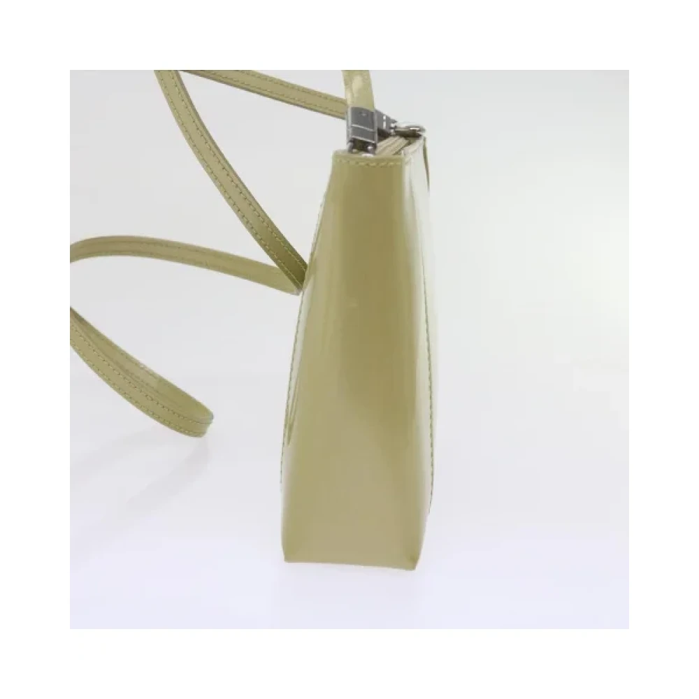 Dior Vintage Pre-owned Leather dior-bags Beige Dames