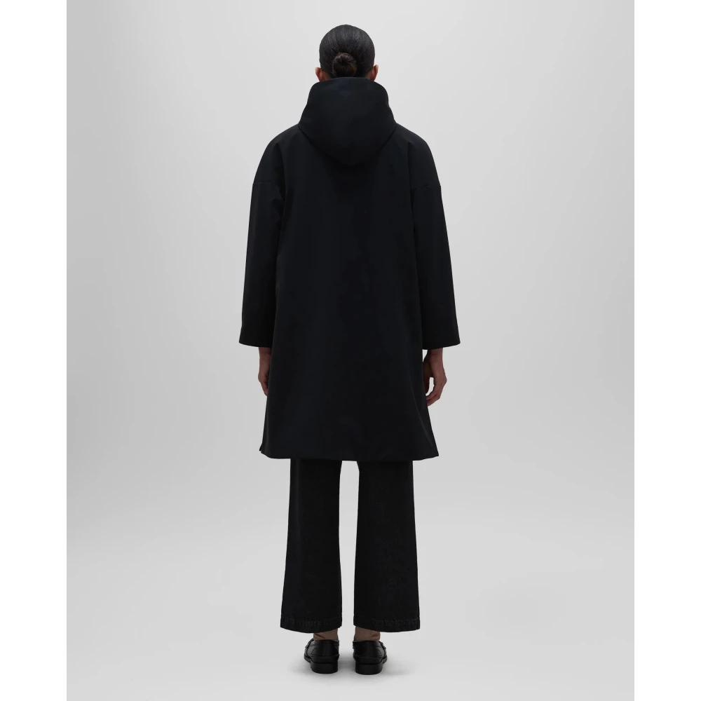 Aspesi Technische Stof Cocoonjas Black Dames