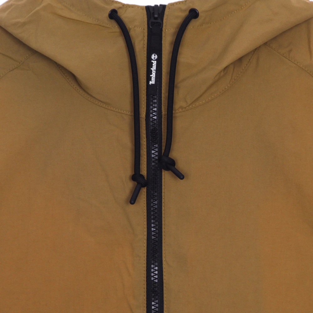 Timberland Windbreaker Pullover met Hoge Kraag Zwart Multicolor Heren
