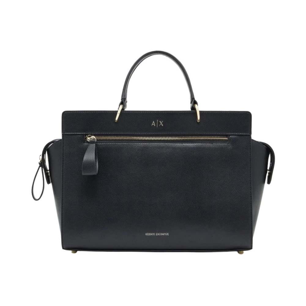 Armani Exchange Donna Nero Shopping Bag
