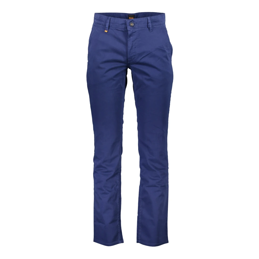 Hugo Boss Heren Blauwe Slim Fit Broek Blue Heren