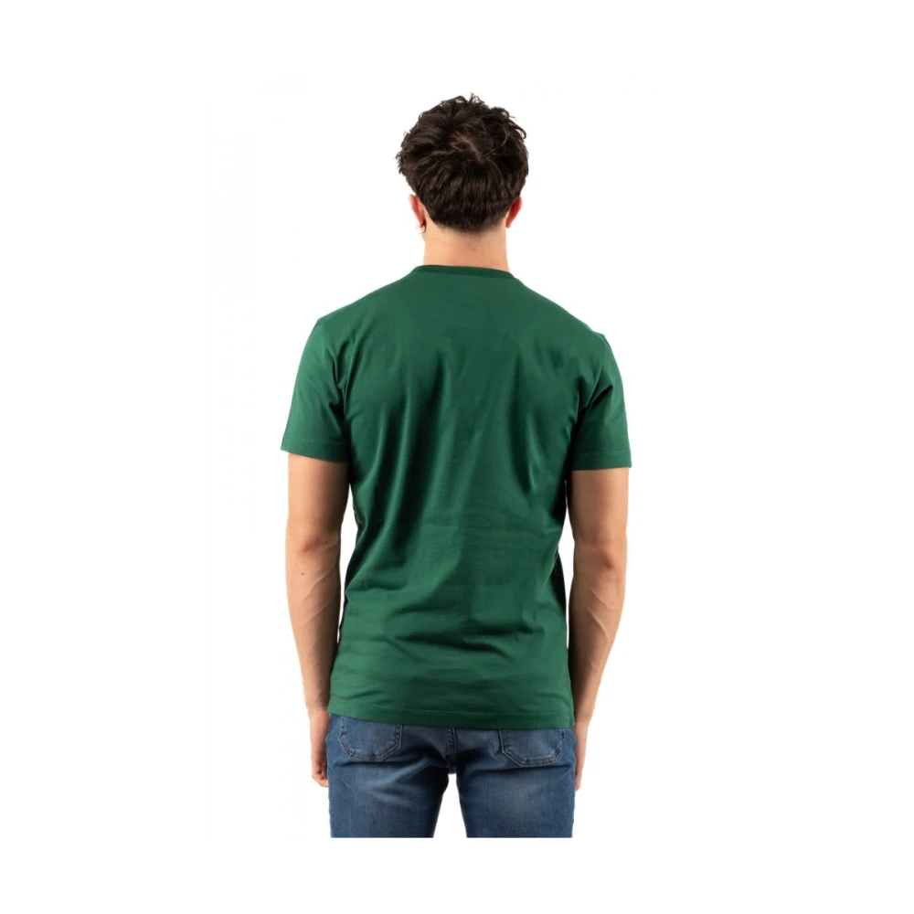 Dsquared2 Casual Katoenen T-shirt Green Heren