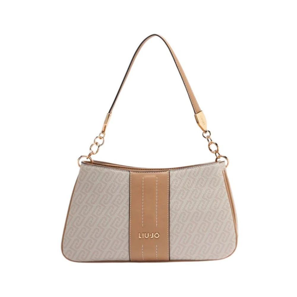 Liu Jo Donna Beige - Small Monogram Shoulder Bag - Bags - One Size