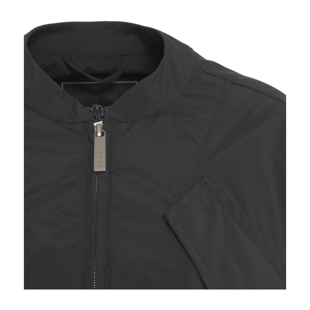 Afterlabel Zwarte Cropped Bomberjack Ss25 Black Dames