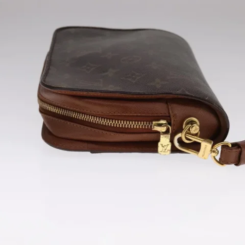 Louis Vuitton Vintage Pre-owned Canvas clutches Brown Dames