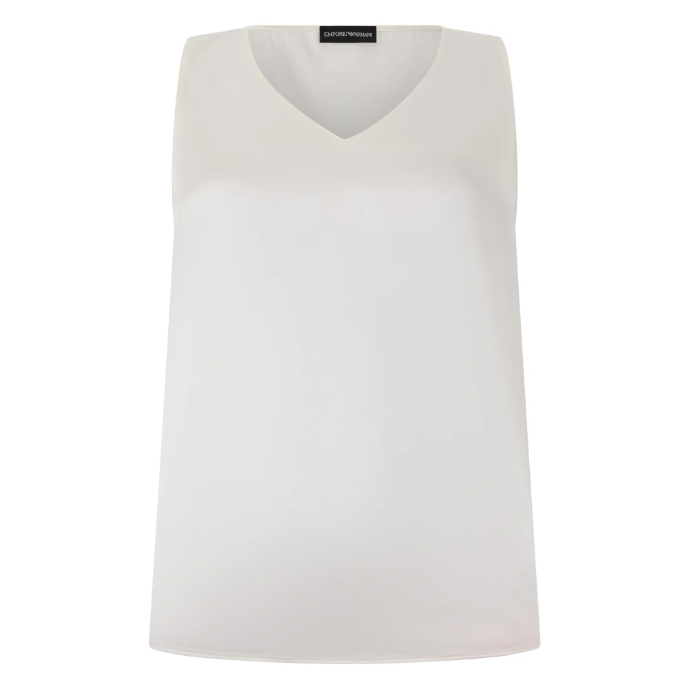 Emporio Armani Mujer Blanco Camisetas, Talla: M