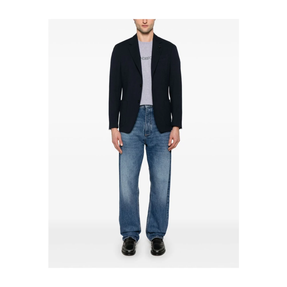 Lardini Blauwe Knoopjas met Zakken Blue Heren