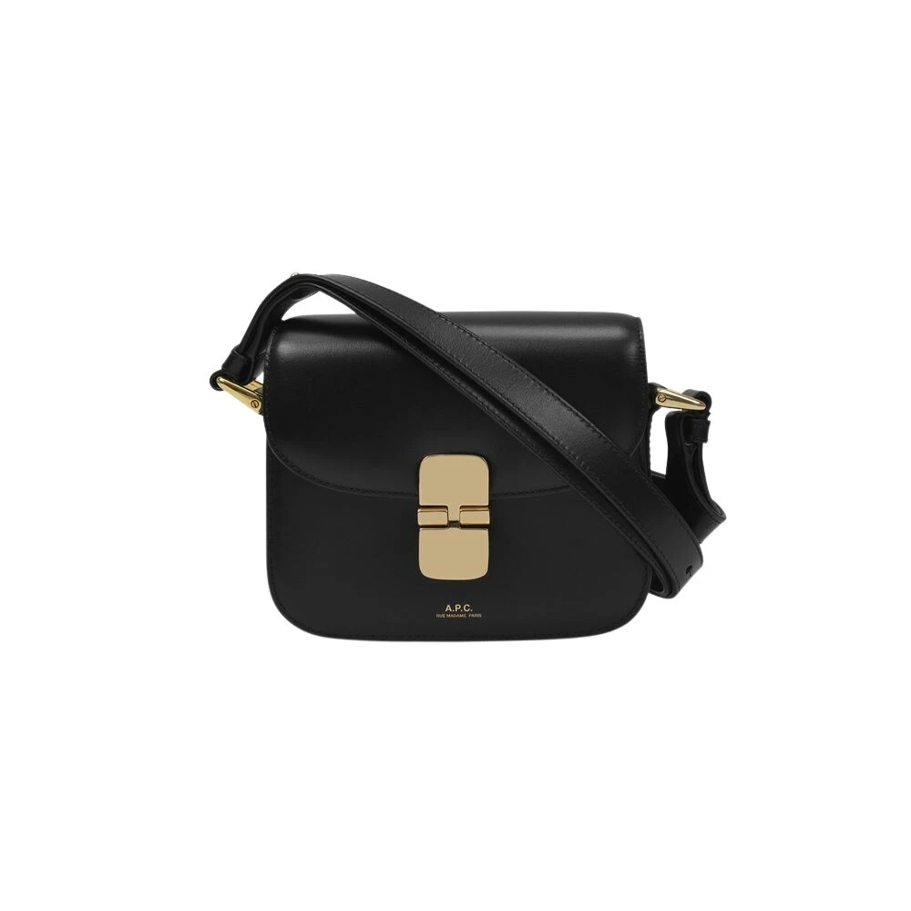 A.p.c. Women's Black Shoulder Bags, One Size, Grace Mini Bag