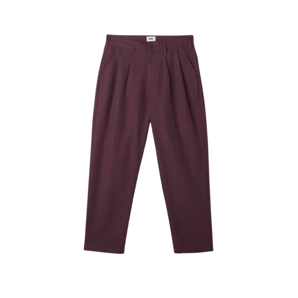 Trousers > Straight Trousers - - Obey - Modalova