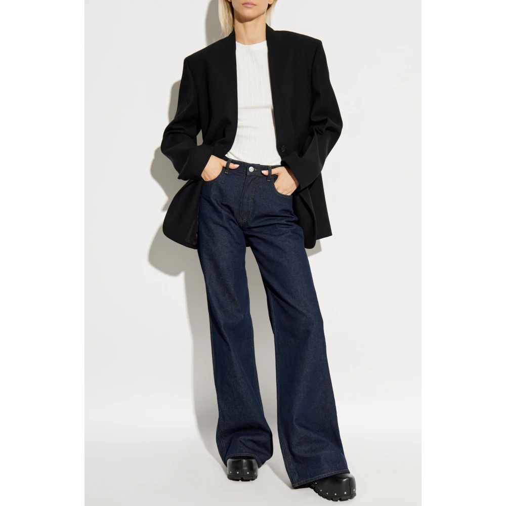 Jil Sander Wollen blazer Black Dames