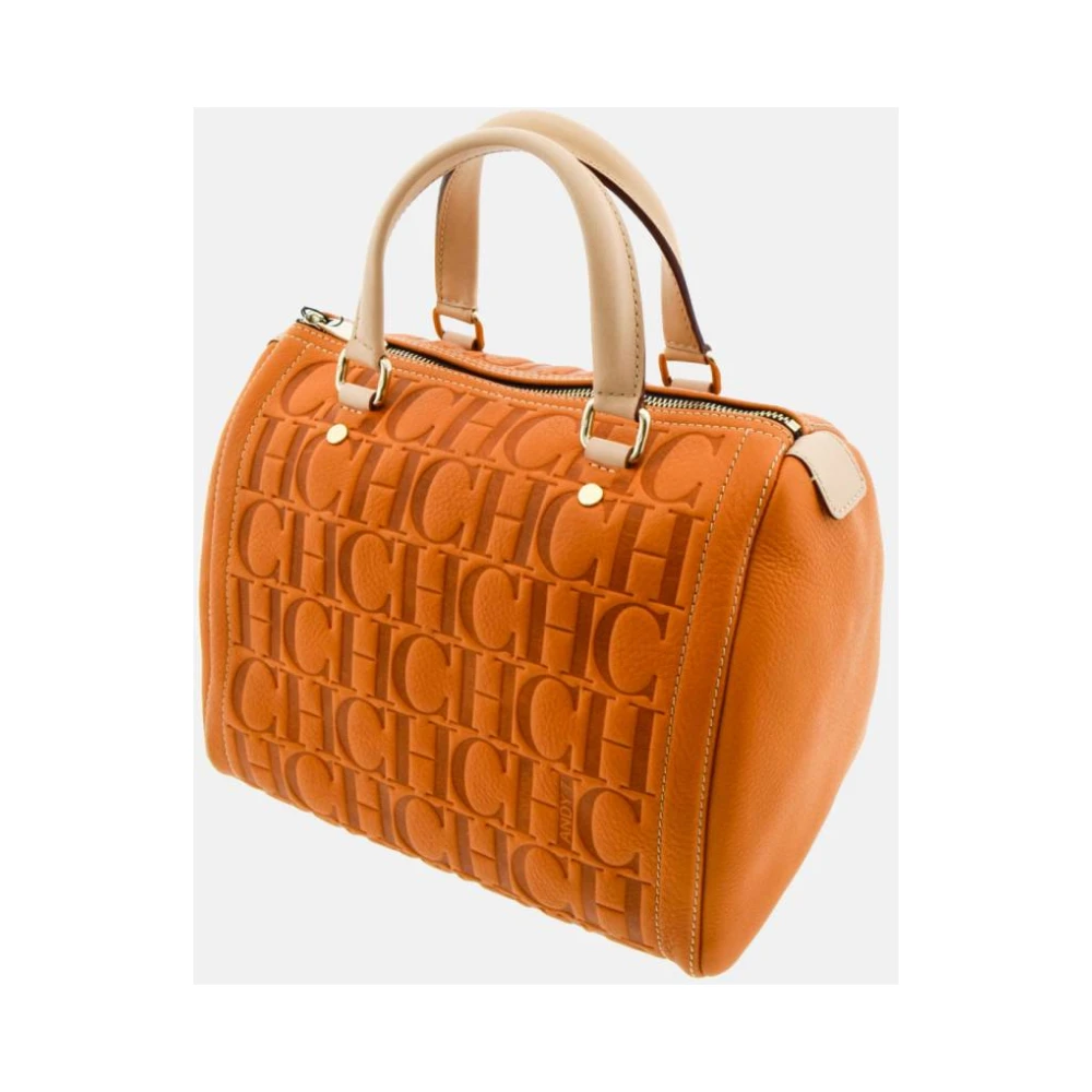 Carolina Herrera Andy 7 Oranje Bowlingtas Orange Dames