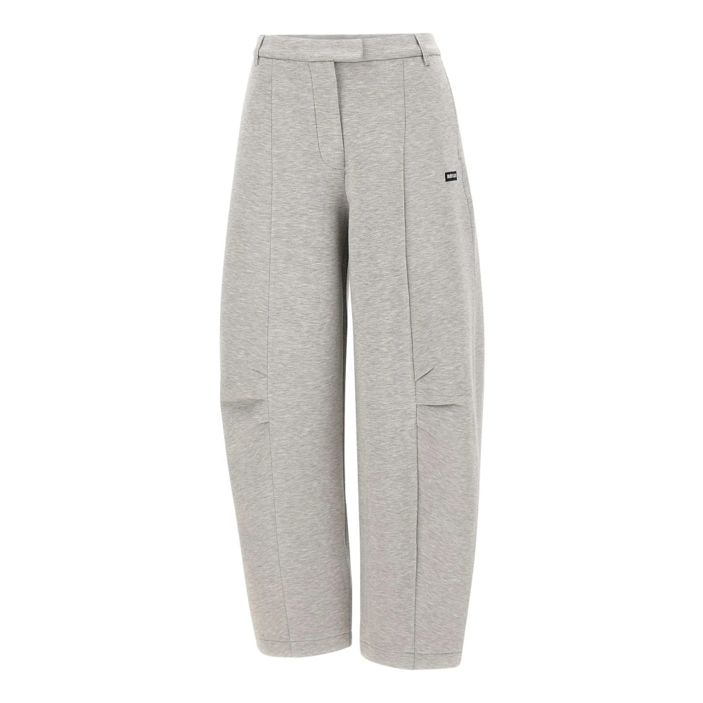 Rotate Birger Christensen Gray Sweatpants, Female, S, Scuba Cargo Trousers