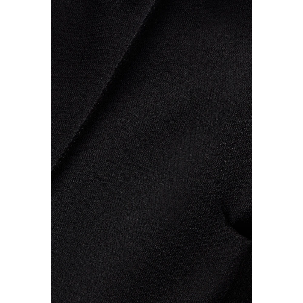 Veronica Beard Hibiscus Scuba Broek Lichtgewicht Stretchstof Black Dames