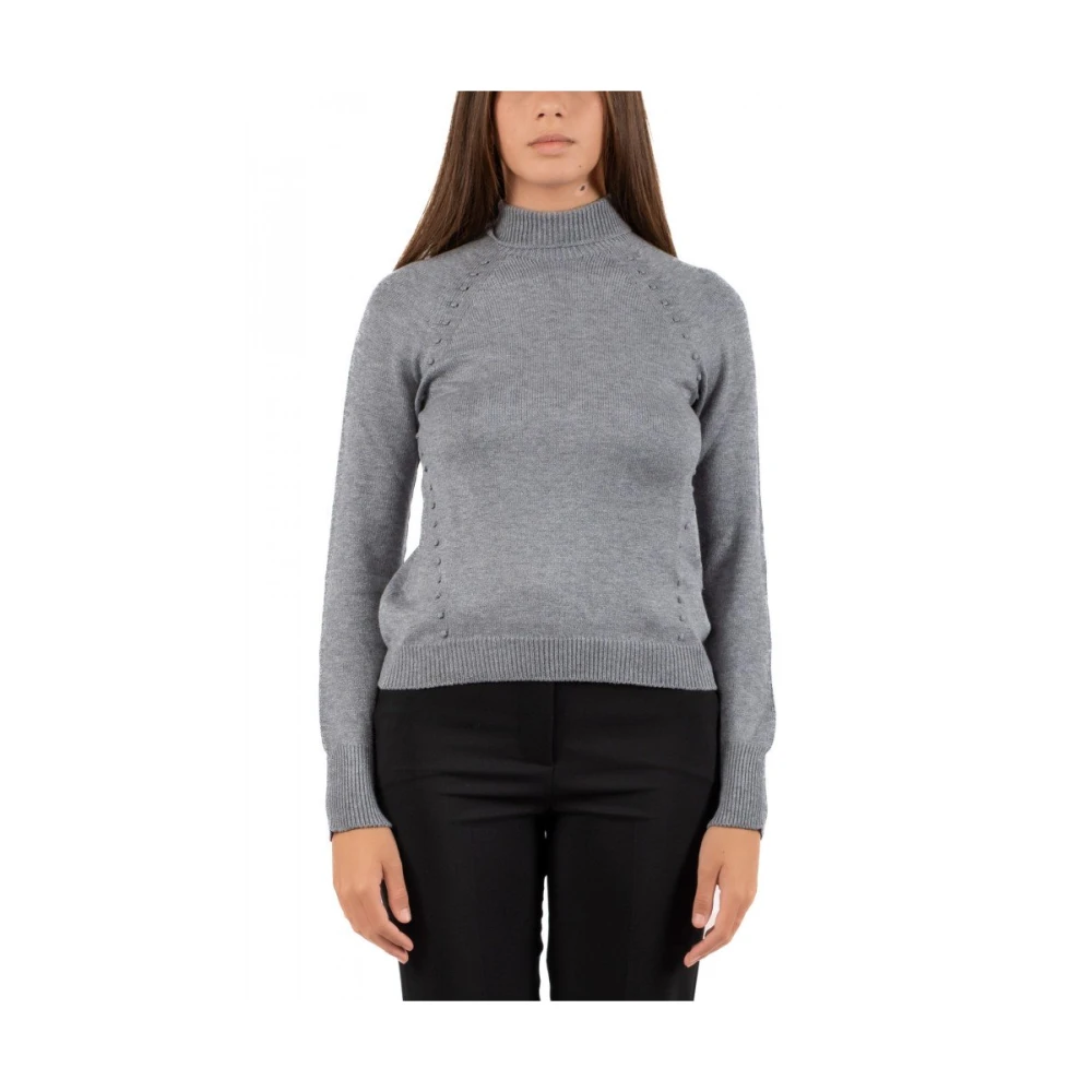 Luckylu Stijlvolle Top voor Vrouwen Gray Dames
