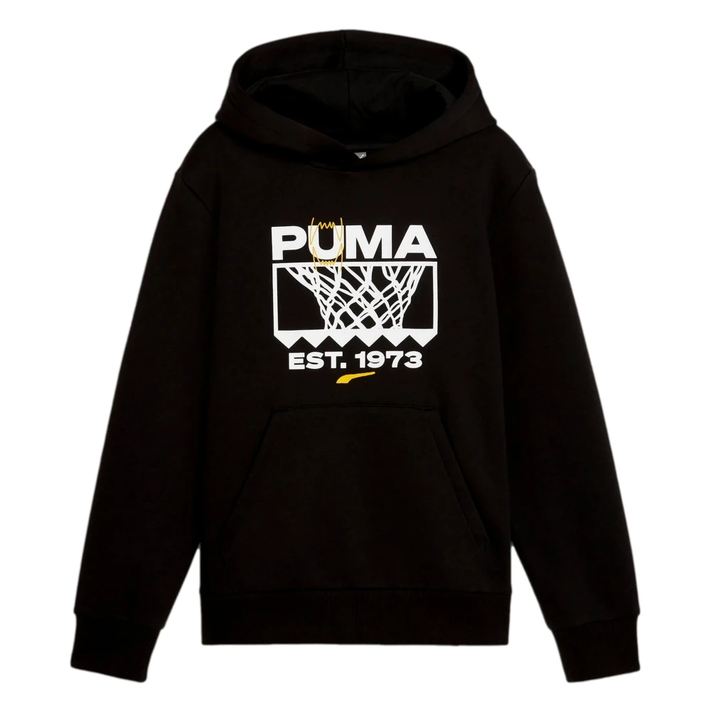 Puma Basketball Winning Hoodie för Barn Black, Pojke