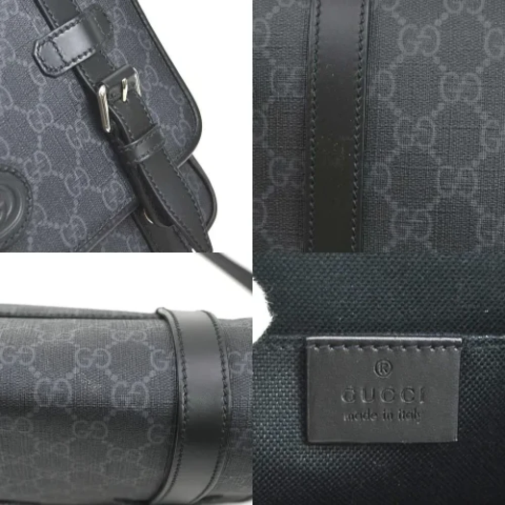 Gucci Vintage Pre-owned Plastic gucci-bags Black Dames