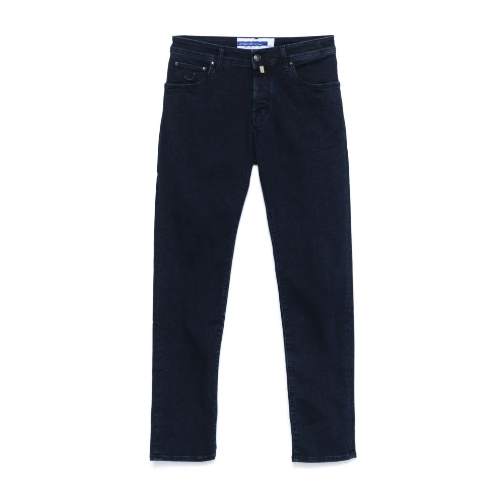 Jacob Cohën Uomo Blu Slim Cut Navy E Denim Jeans