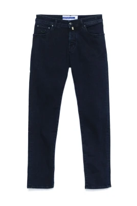 Slim Cut Navy Blue Denim Jeans