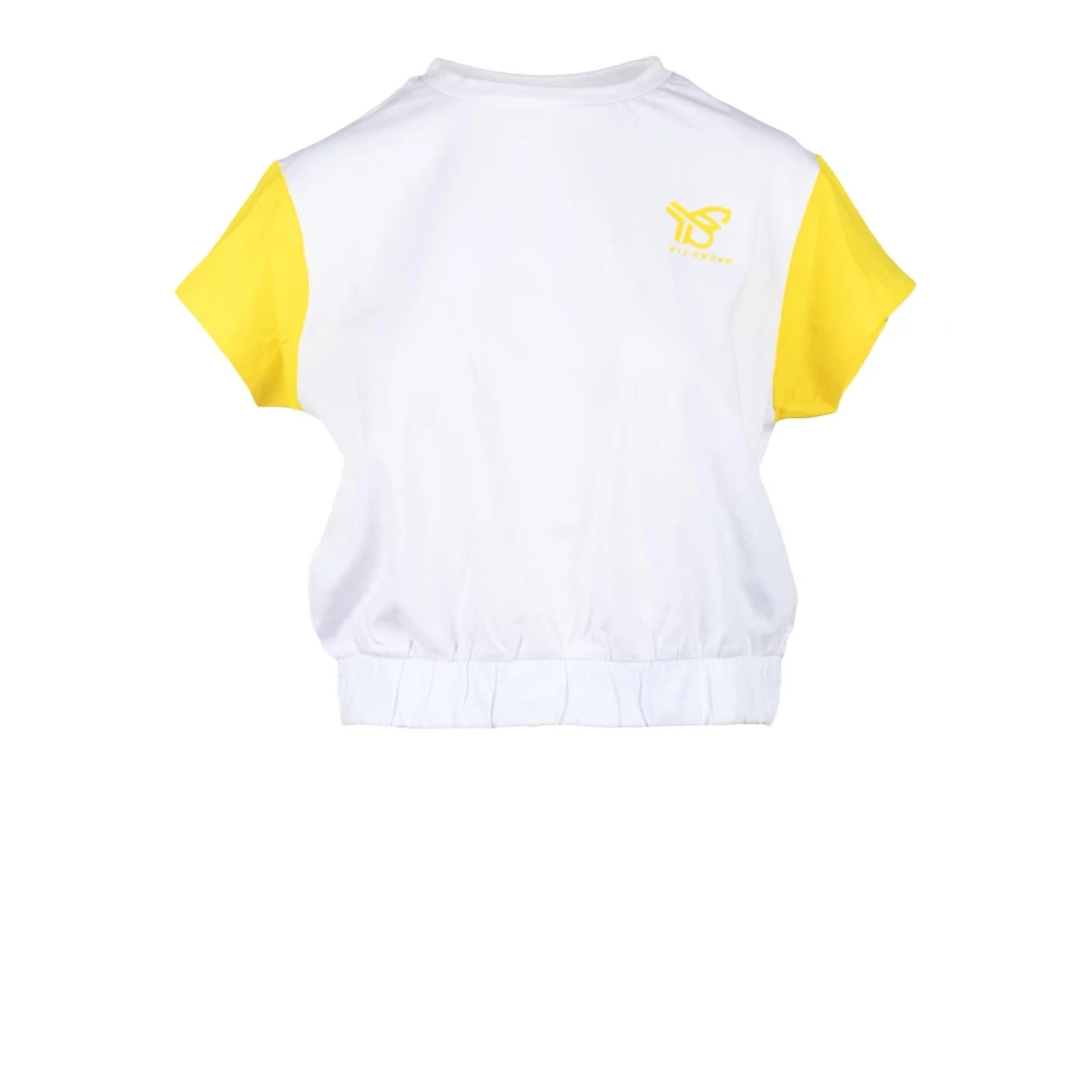 Richmond Sportieve Katoenen T-shirt White Dames
