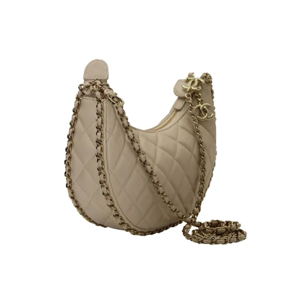 Chanel Vintage Pre-owned Leather handbags White Dames