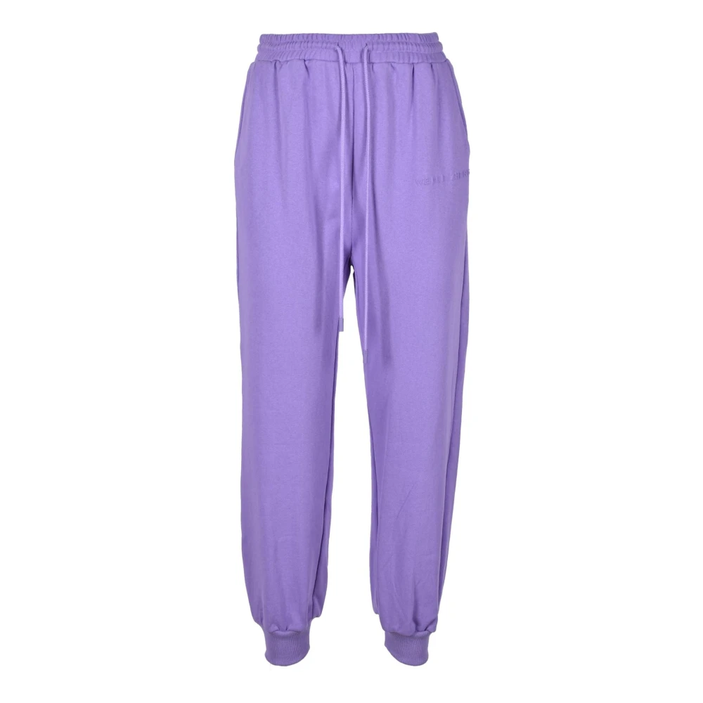 Weili Zheng Katoenen Casual Broek Purple Dames