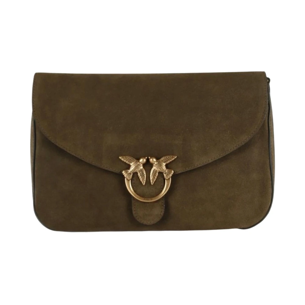 Pinko , Cross Body Bags, Female, Green, One Size, Love Satchel Classic