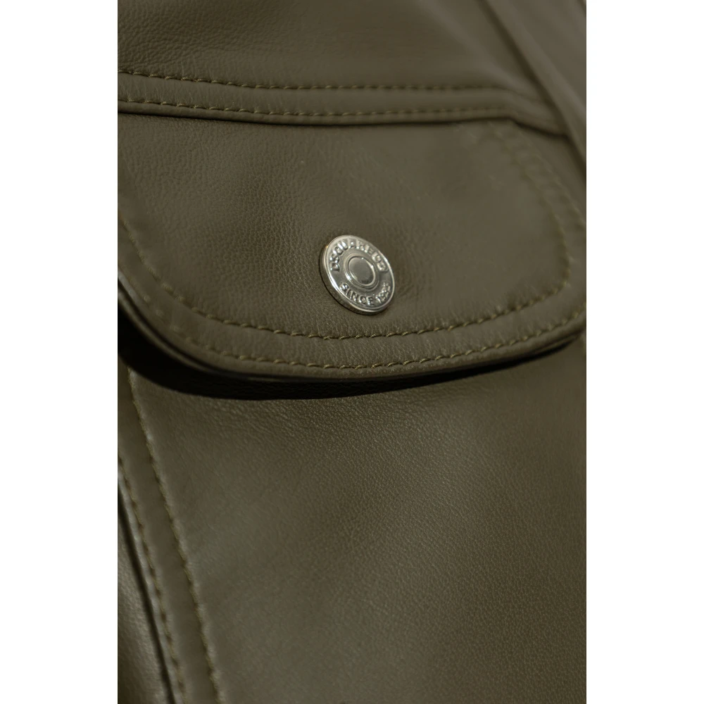 Dsquared2 Leren jas Green Heren