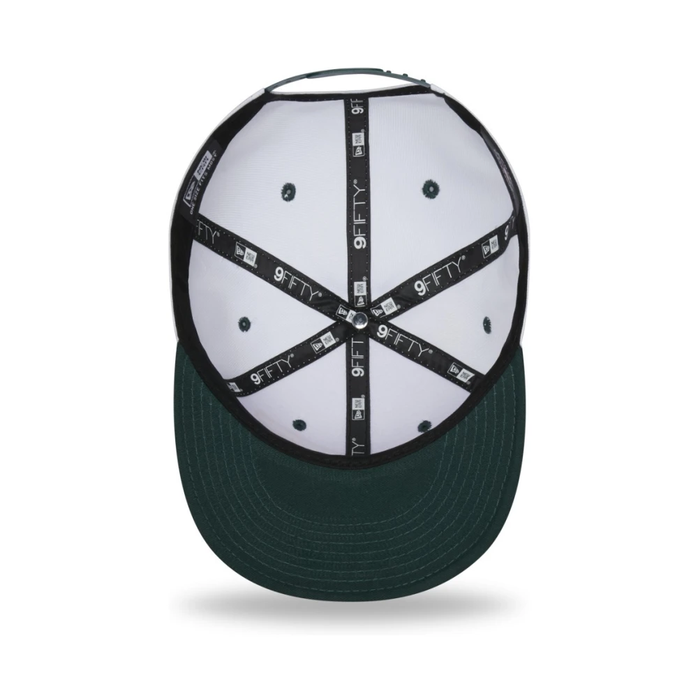 new era Witte Athletics Retro Title Pet White Heren
