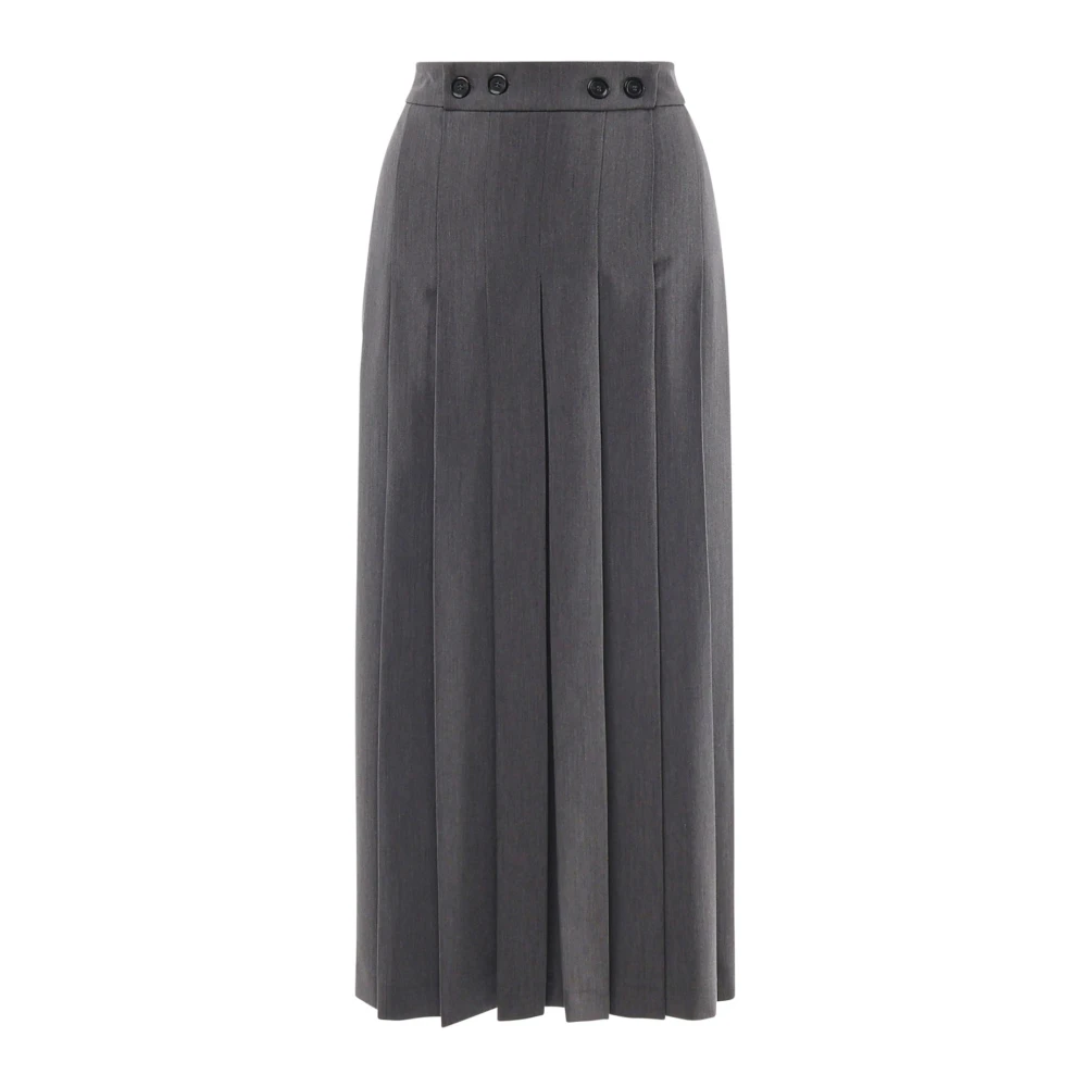 Pinko Grijze Geplooide Rok Gray Dames