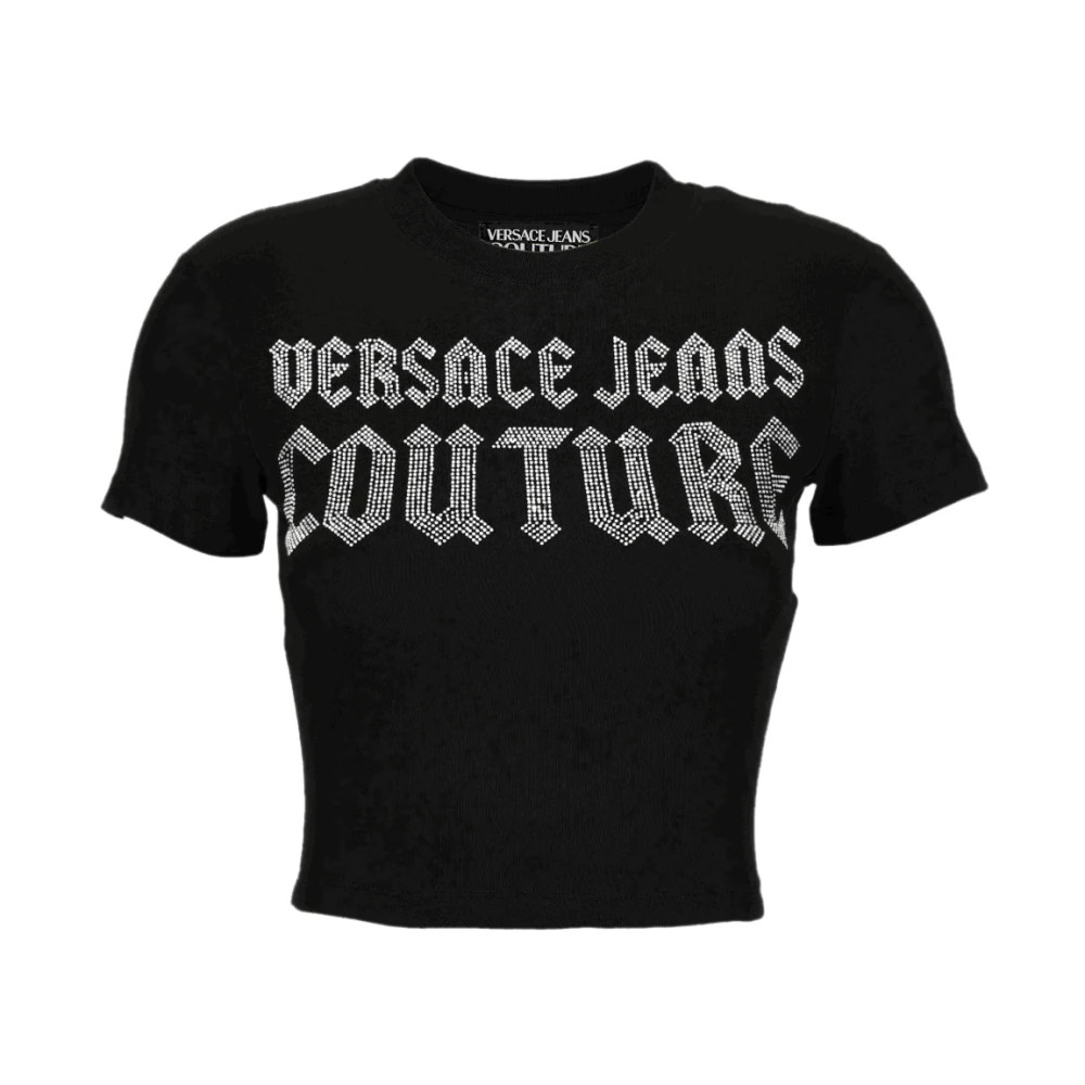Versace Jeans Couture T-shirts en Polos Black Dames