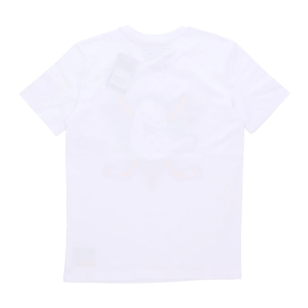 Mitchell & Ness NHL Team Logo Tee Wit White Heren