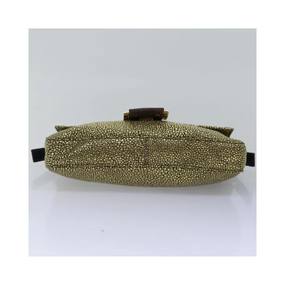 Fendi Vintage Pre-owned Canvas fendi-bags Green Dames