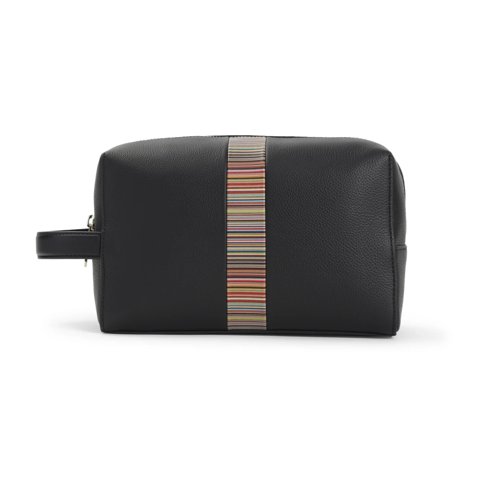 PS By Paul Smith Zwarte Toilettas voor Tassen Black Heren