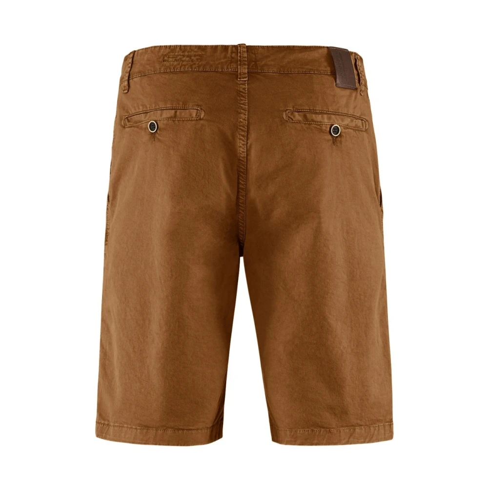 BomBoogie Stretch Chino Bermuda Shorts Brown Heren